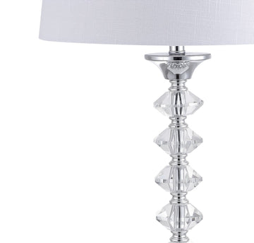 Kinsley 28" Crystal LED Table Lamp - JONATHAN Y